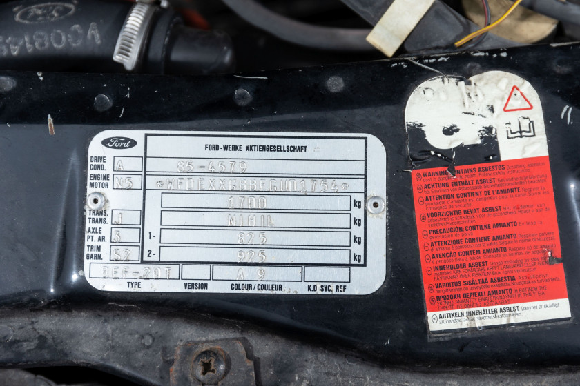 1987 Ford Sierra RS Cosworth  No reserve