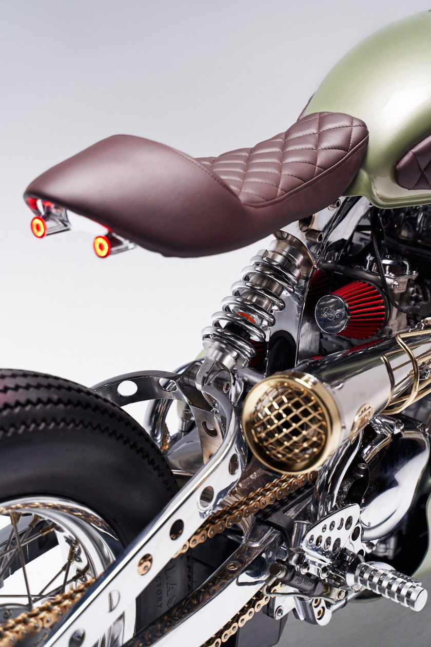 2006 Triumph Thruxton "Jade" par Tamarit  No reserve