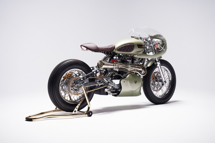 2006 Triumph Thruxton "Jade" par Tamarit  No reserve