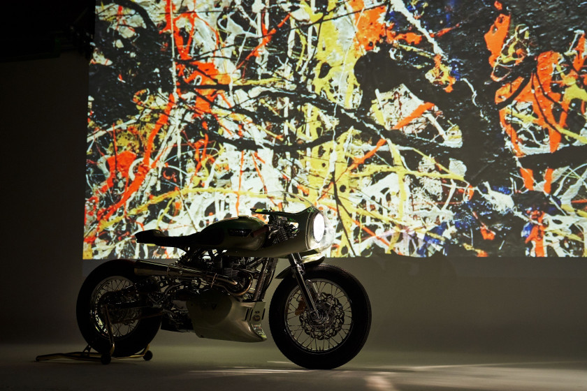 2006 Triumph Thruxton "Jade" par Tamarit  No reserve