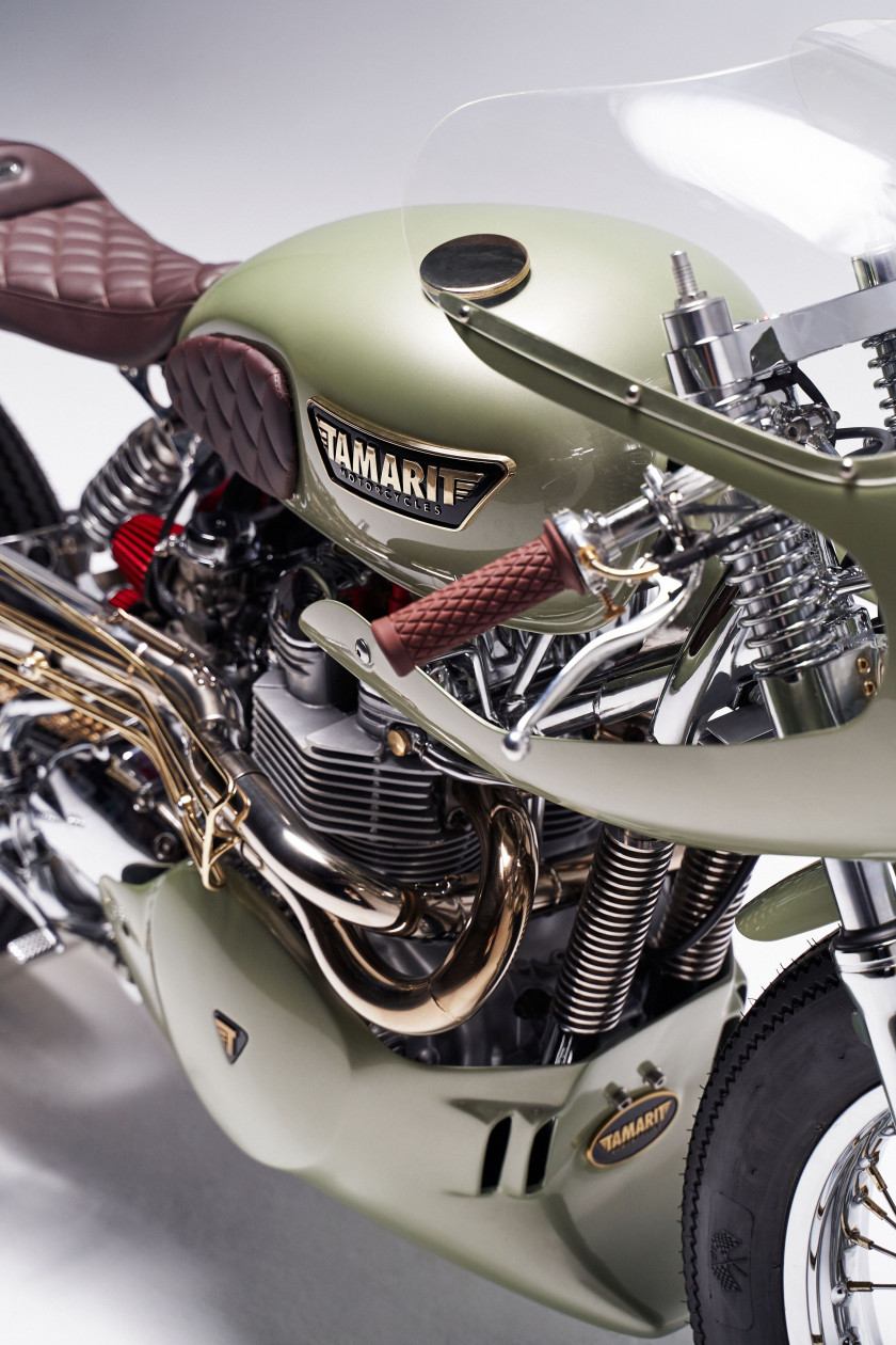 2006 Triumph Thruxton "Jade" par Tamarit  No reserve