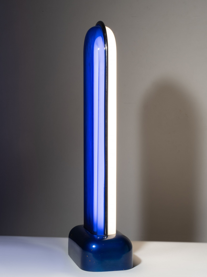 Ettore SOTTSASS 1917-2007 Lampe à poser "Astéroïde" - 1968