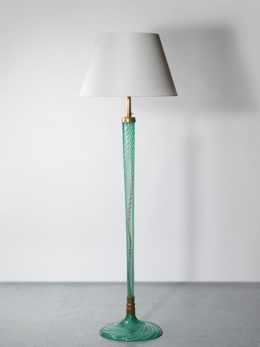 Paolo VENINI 1895-1959 Lampadaire mod. 529 - circa 1942