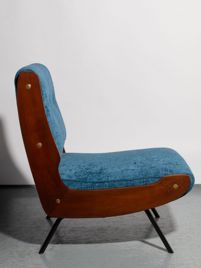 Gianfranco FRATTINI 1926-2004 Fauteuil mod. 836 - 1955