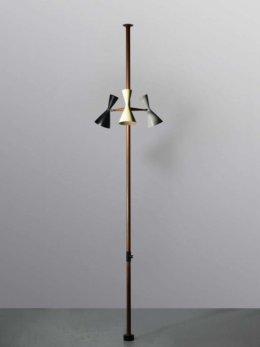 STILNOVO EDITEUR  Lampe terre-ciel - circa 1950