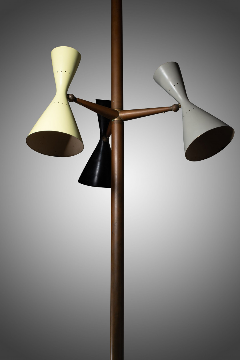 STILNOVO EDITEUR  Lampe terre-ciel - circa 1950