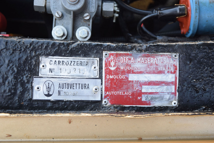 1972 Maserati Ghibli 4,9L SS