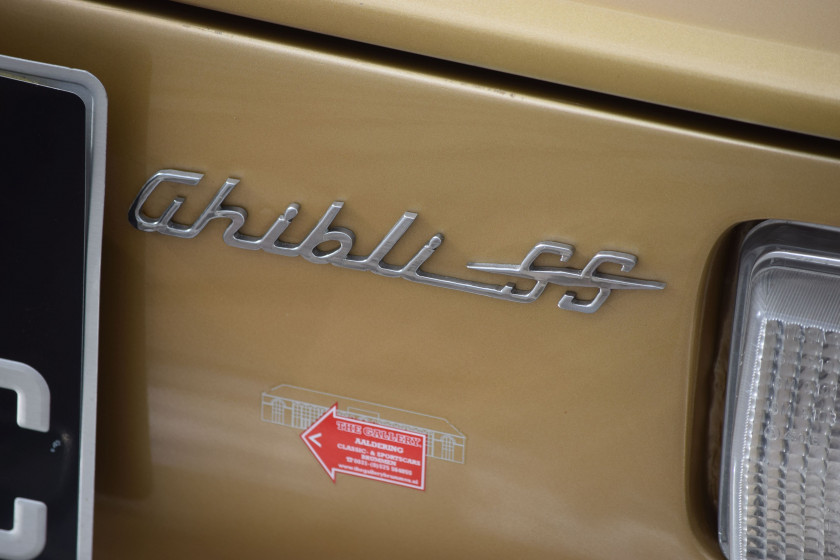 1972 Maserati Ghibli 4,9L SS