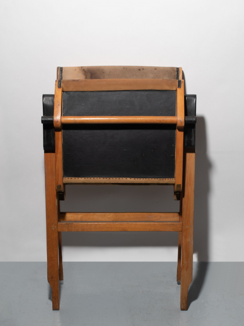 Marco ZANUSO 1916-2001 Rare fauteuil pliable "Bridge" - 1951