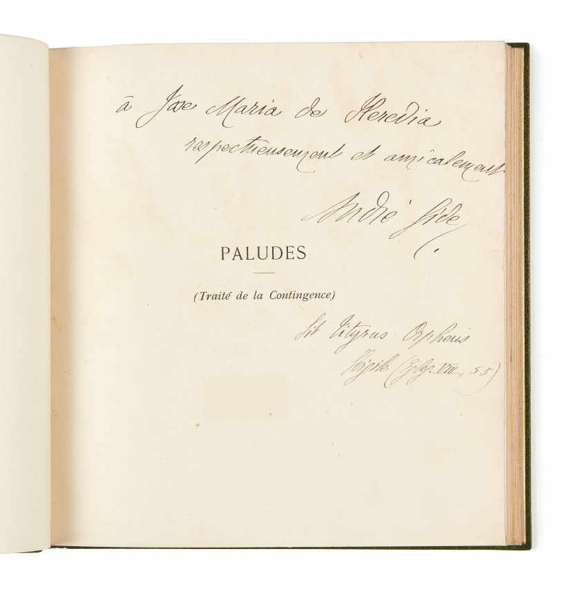 GIDE (André) Paludes. (Traité de la contingence). Paris, Librairie de l'art indépendant, 1895.