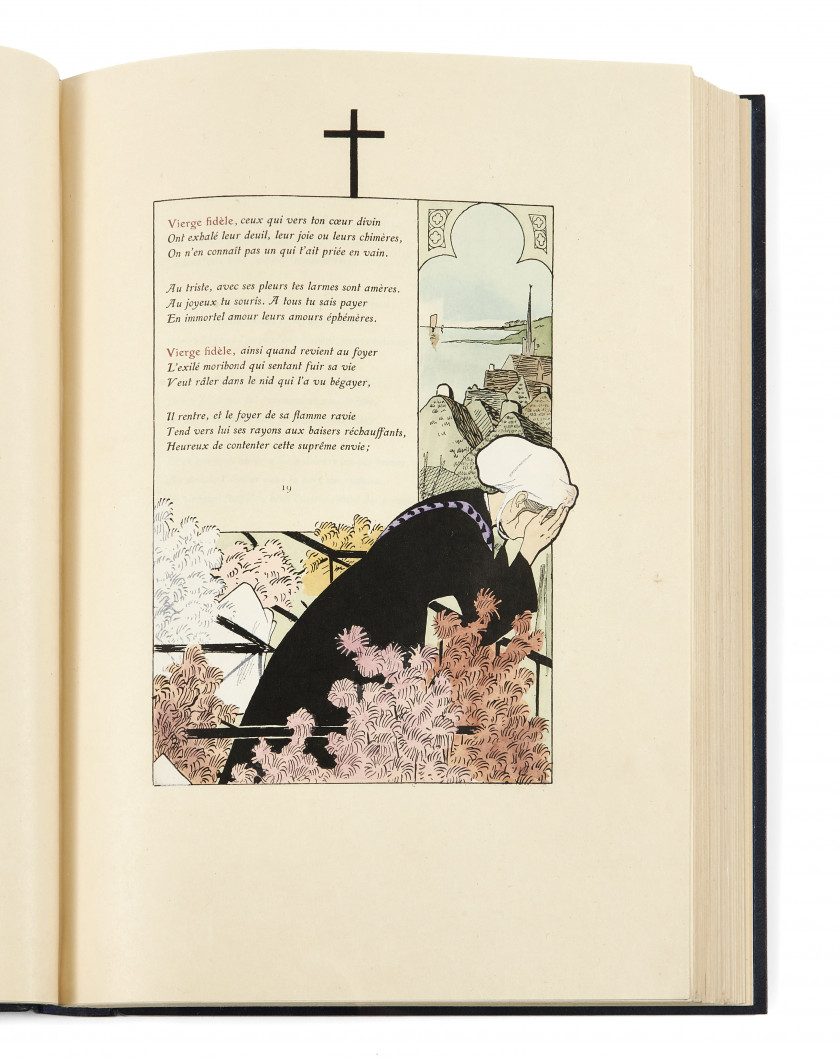 [CARUCHET].- RICHEPIN (Jean) Les Litanies de la mer. Paris, [Carteret] pour Albert Bélinac, 1903.
