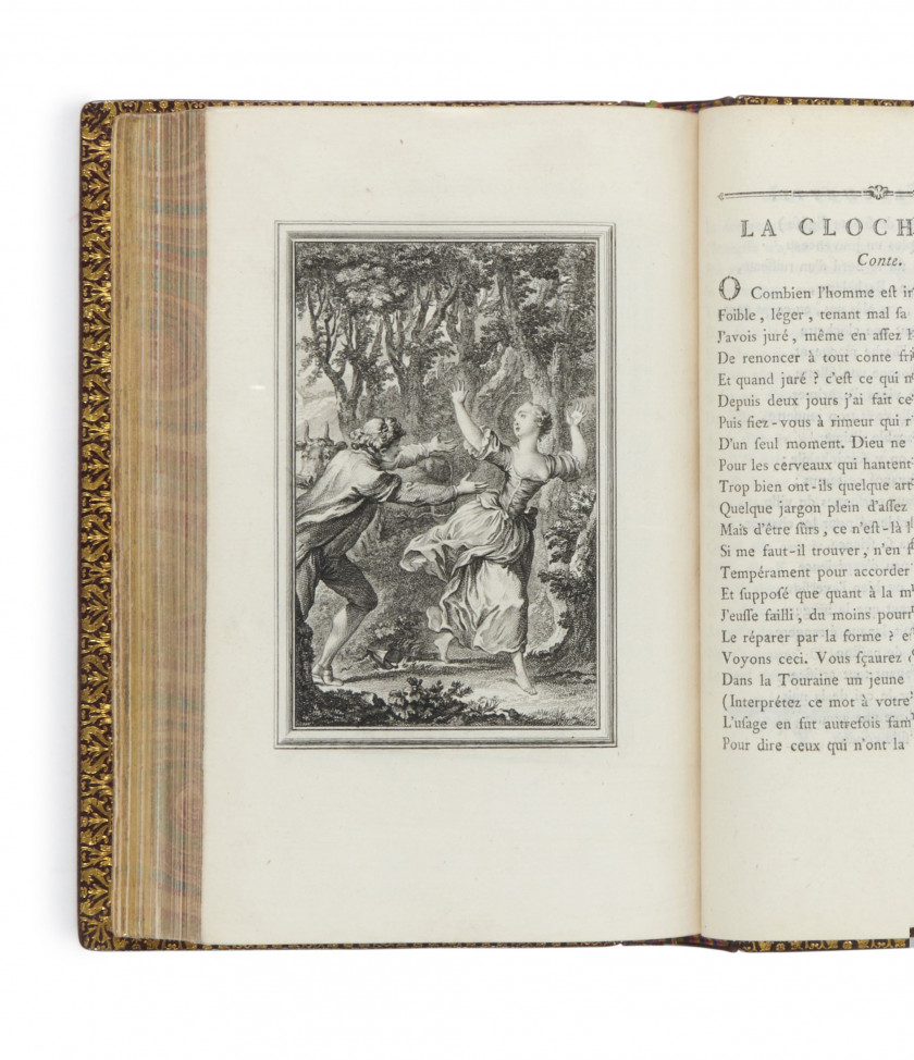 LA FONTAINE (Jean de) Contes et nouvelles en vers. Amsterdam, [Paris, Barbou], 1762.