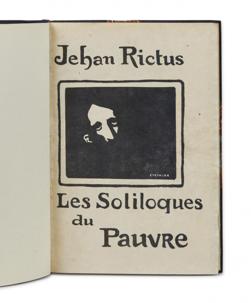 [STEINLEN].- RICTUS (Jehan) Les Soliloques du pauvre. [Paris], chez l'auteur, 1897.