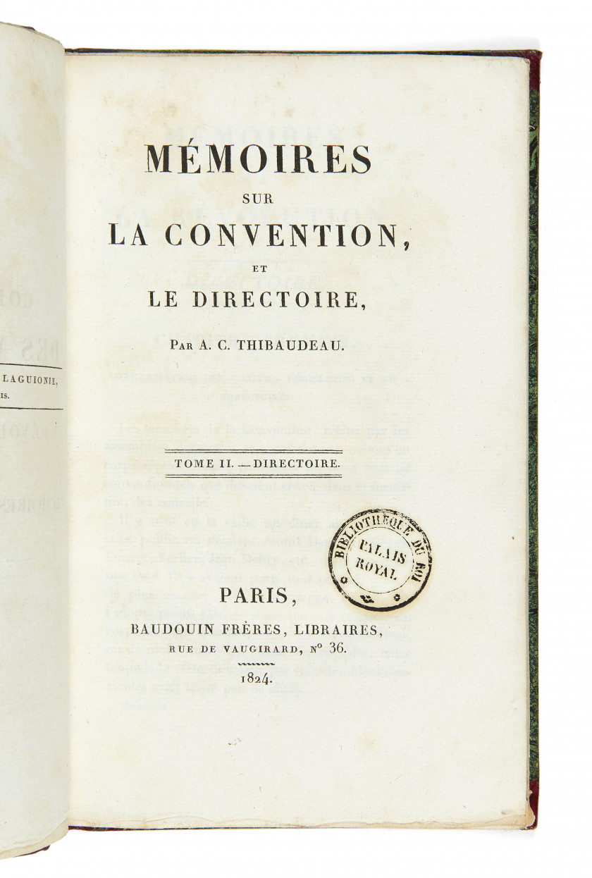 [RÉVOLUTION] Collection des mémoires relatifs à la Révolution française. Paris, Baudouin frères, 1820-1827.