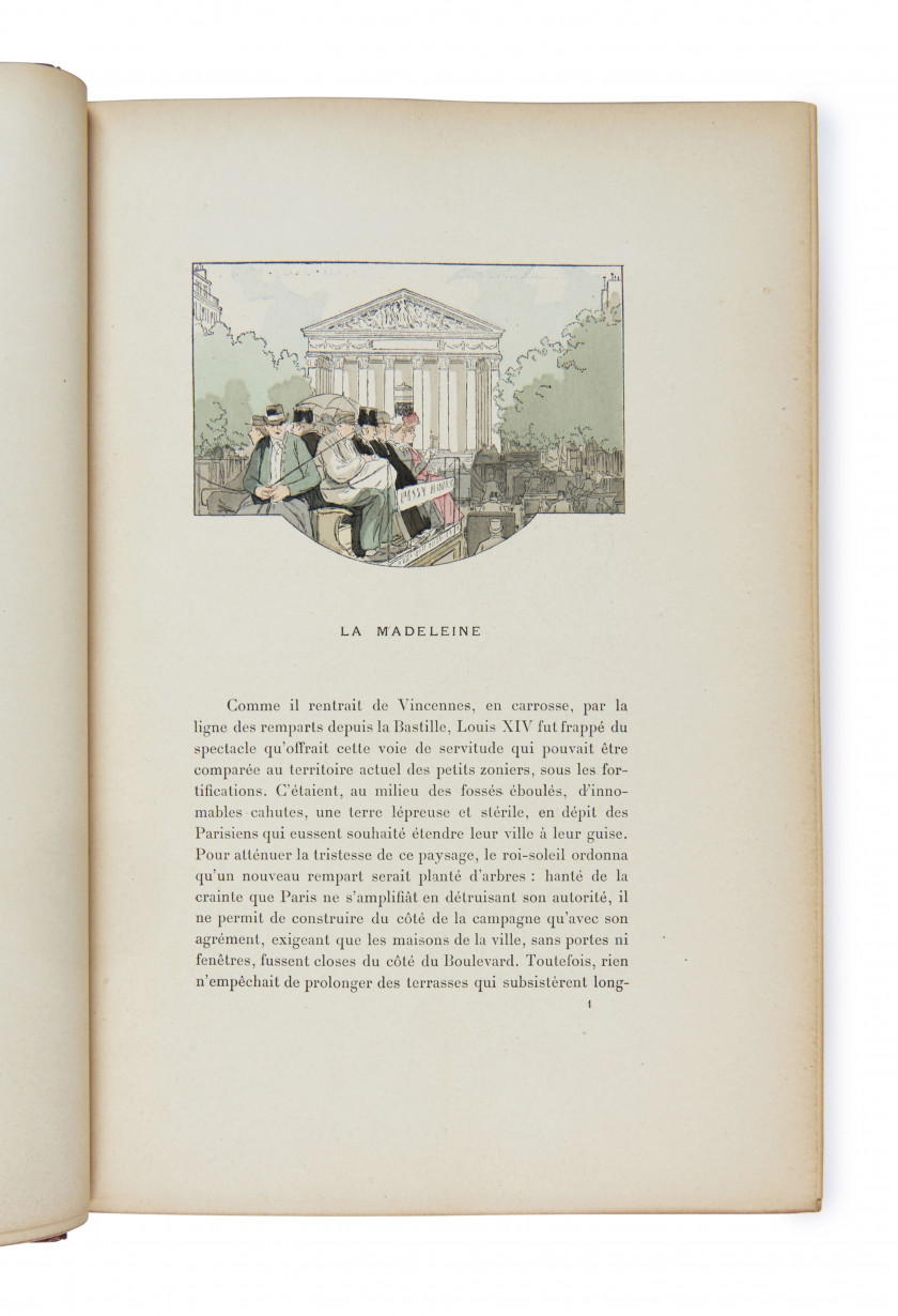 MONTORGUEIL (Georges) La Vie des Boulevards. Madeleine-Bastille. Paris, Ancienne maison Quantin, Librairies-imprimeries réunies, 189...