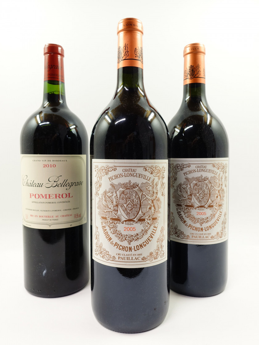 3 magnums 2 mags : CHÂTEAU PICHON LONGUEVILLE BARON 2005 2è GC Pauillac