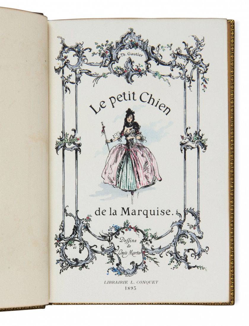 * GAUTIER (Théophile) Le petit Chien de la marquise. Librairie L. Conquet, 1893.