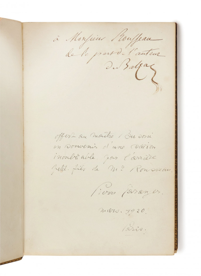 BALZAC (Honoré de) La Peau de chagrin. Études sociales. Paris, H. Delloye, Victor Lecou, 1838.