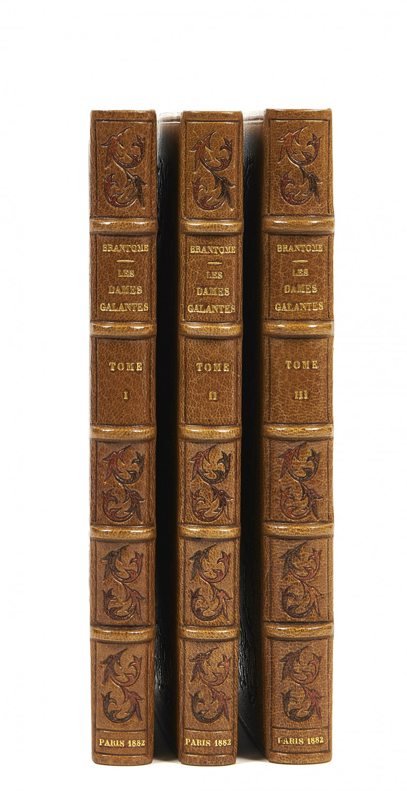 BRANTÔME Les Sept discours touchant les dames galantes. Paris, Jouaust, librairie des bibliophiles, 1882.