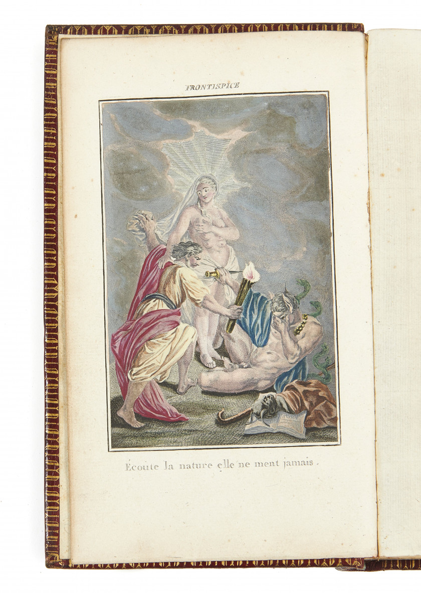 DELISLE DE SALES (J. B. C.) De la philosophie de la nature, ou Traité de morale pour le genre humain. Londres, 1789.