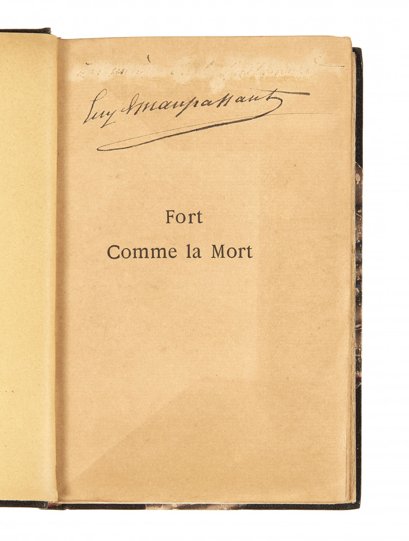 MAUPASSANT (Guy de) Fort comme la Mort. Paris, Paul Olendorff, 1889.