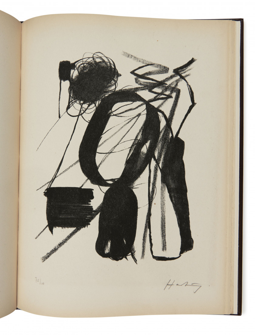 [ART ABSTRAIT] Art abstrait. 12 lithographies originales […]. Paris, " Opéra ", [1946].