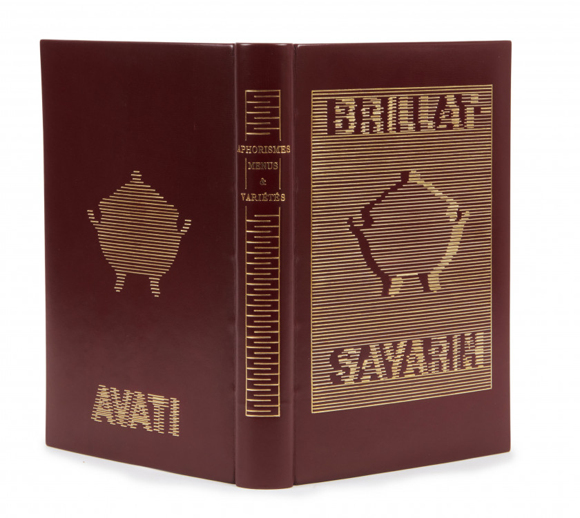 * [AVATI].- BRILLAT-SAVARIN (Jean-Anthelme) Aphorismes, menus et variétés. Paris, les Francs-bibliophiles, 1961.