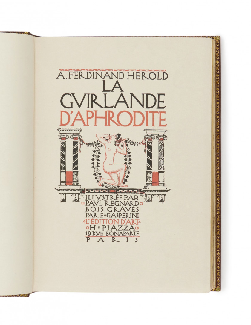 [KUPKA].- HEROLD (A. Ferdinand) La Guirlande d'Aphrodite. Paris, H. Piazza, 1919.