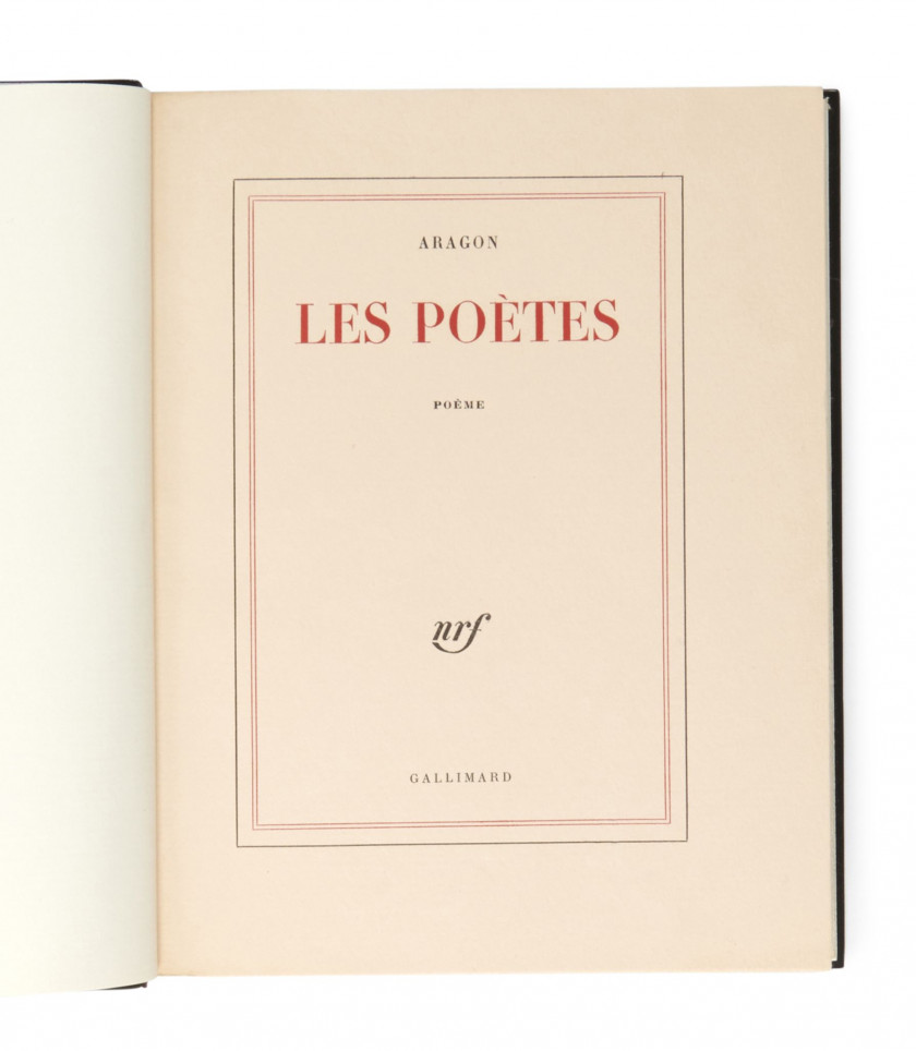 ARAGON (Louis) Le Libertinage. Paris, Éditions de la Nouvelle Revue française, 1924.