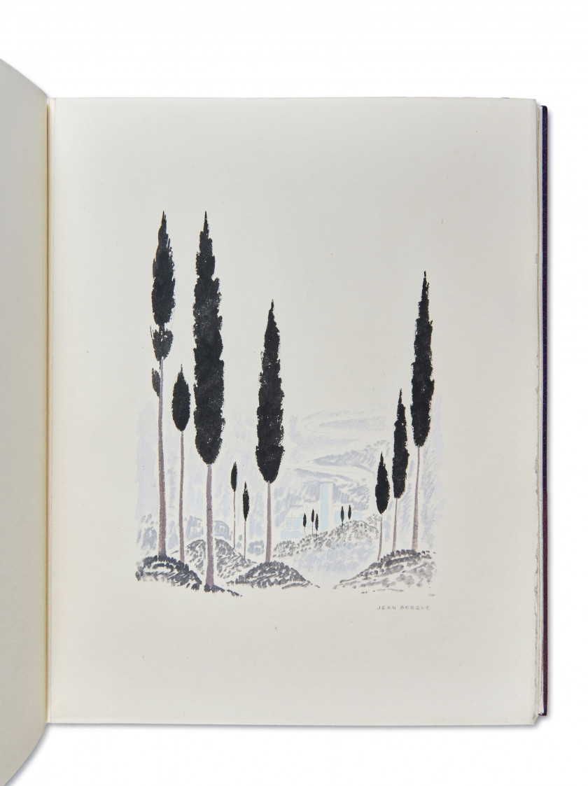 * [BERQUE].- [CANTIQUE] Le Cantique des cantiques du roi Salomon. Lausanne, Gonin, 1933.