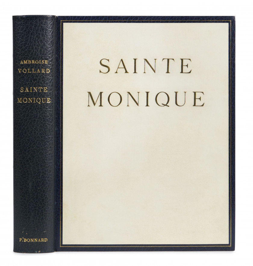 [BONNARD].- VOLLARD (Ambroise) Sainte Monique. Paris, Vollard, 1930.