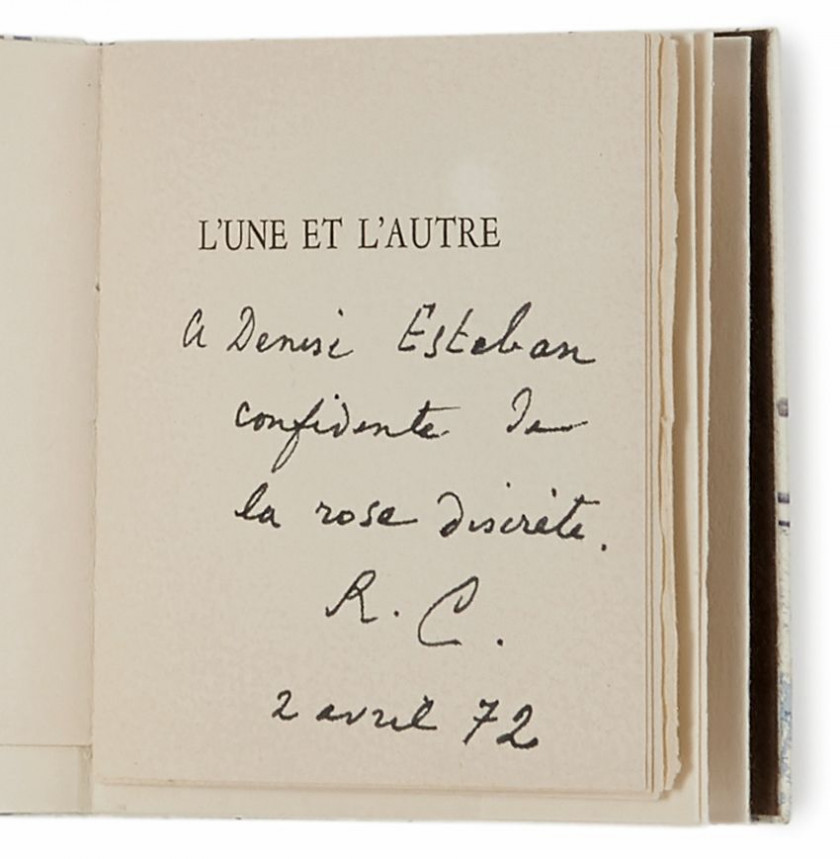 CHAR (René) L'Une et l'autre. Alès, PAB, 1957.