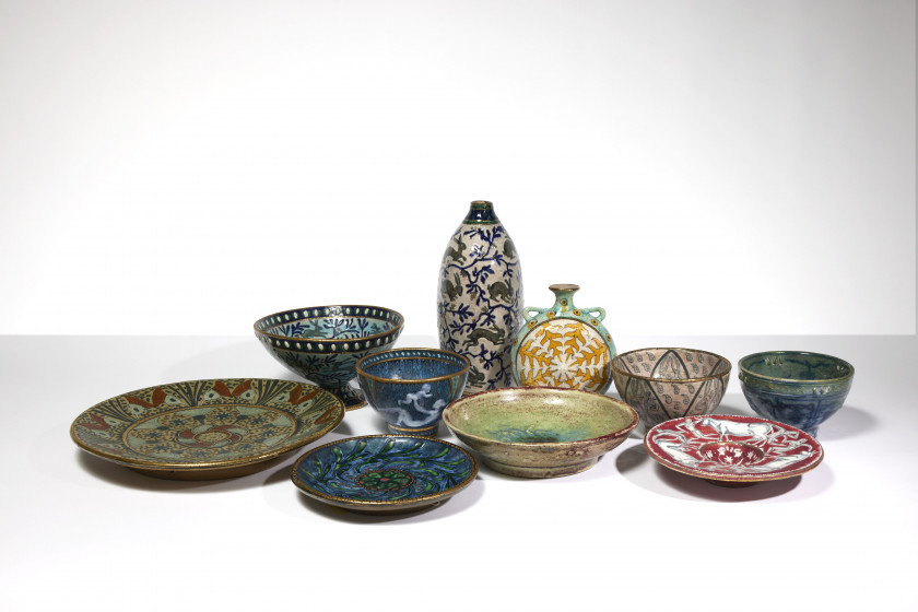 André METTHEY 1871-1920 Plat écuelle circulaire - circa 1910
