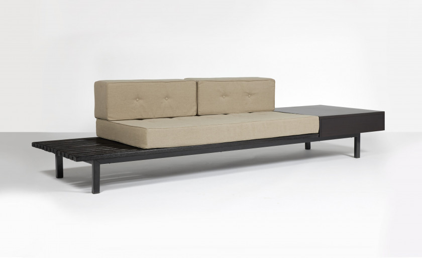 Charlotte PERRIAND 1903-1999 Banquette à caisson « Cansado » - 1959-1963