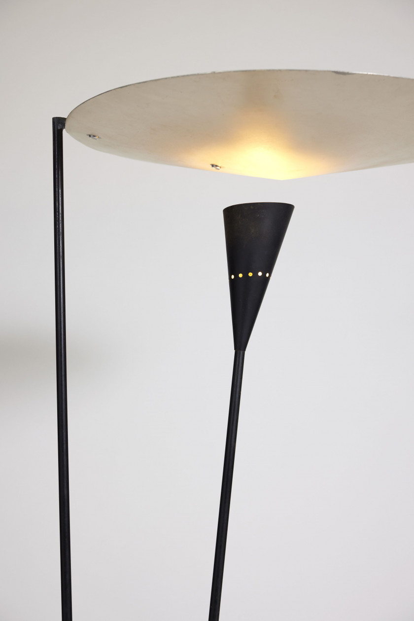 Michel BUFFET Né en 1931 Lampadaire modèle B211 - 1950