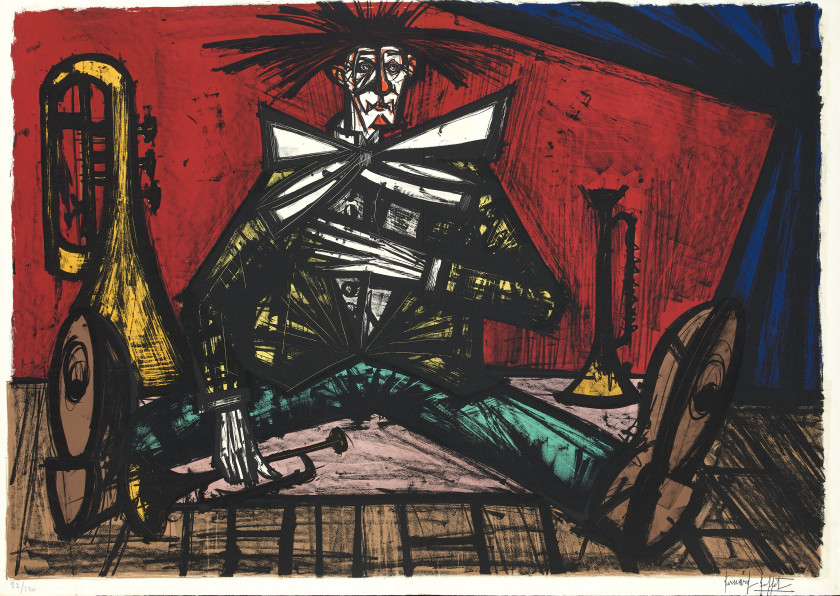 Bernard BUFFET (1928 - 1999) MON CIRQUE - 1968