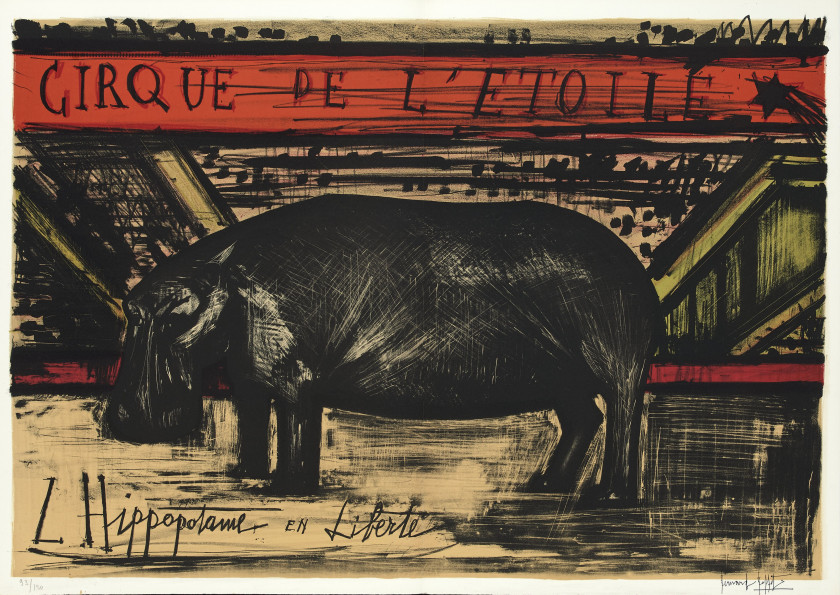 Bernard BUFFET (1928 - 1999) MON CIRQUE - 1968