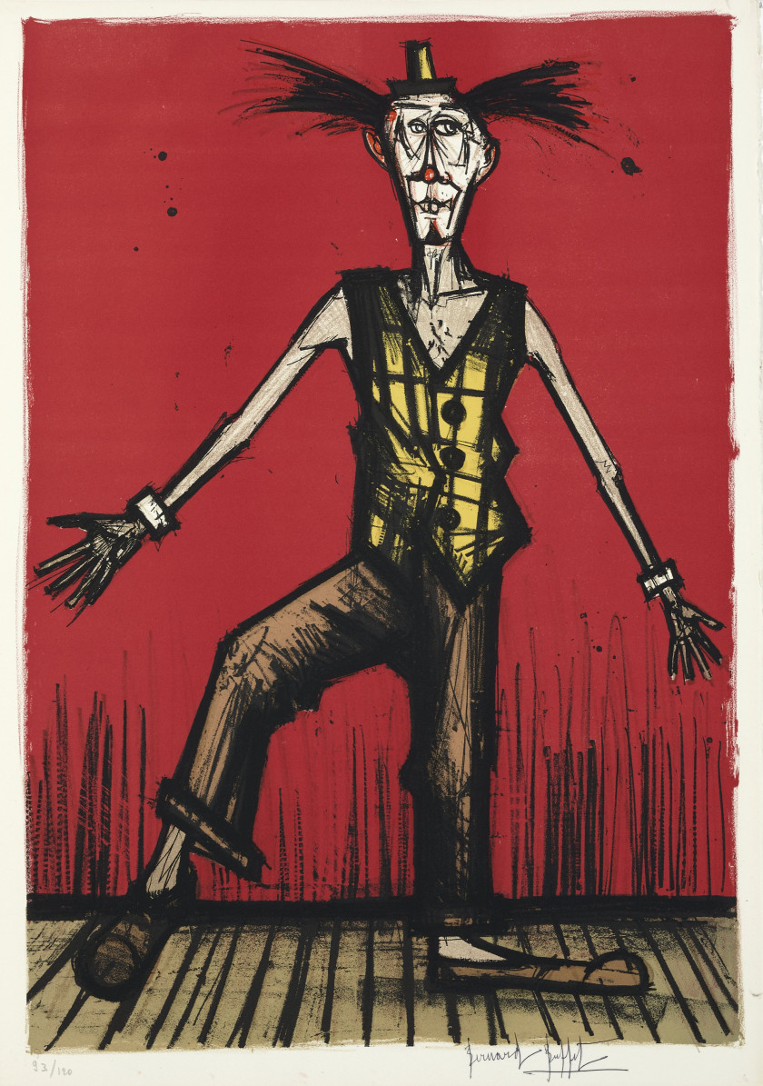 Bernard BUFFET (1928 - 1999) MON CIRQUE - 1968