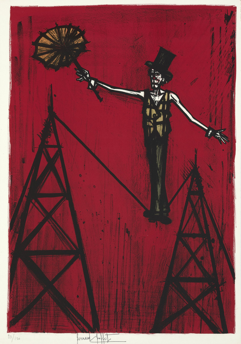 Bernard BUFFET (1928 - 1999) MON CIRQUE - 1968