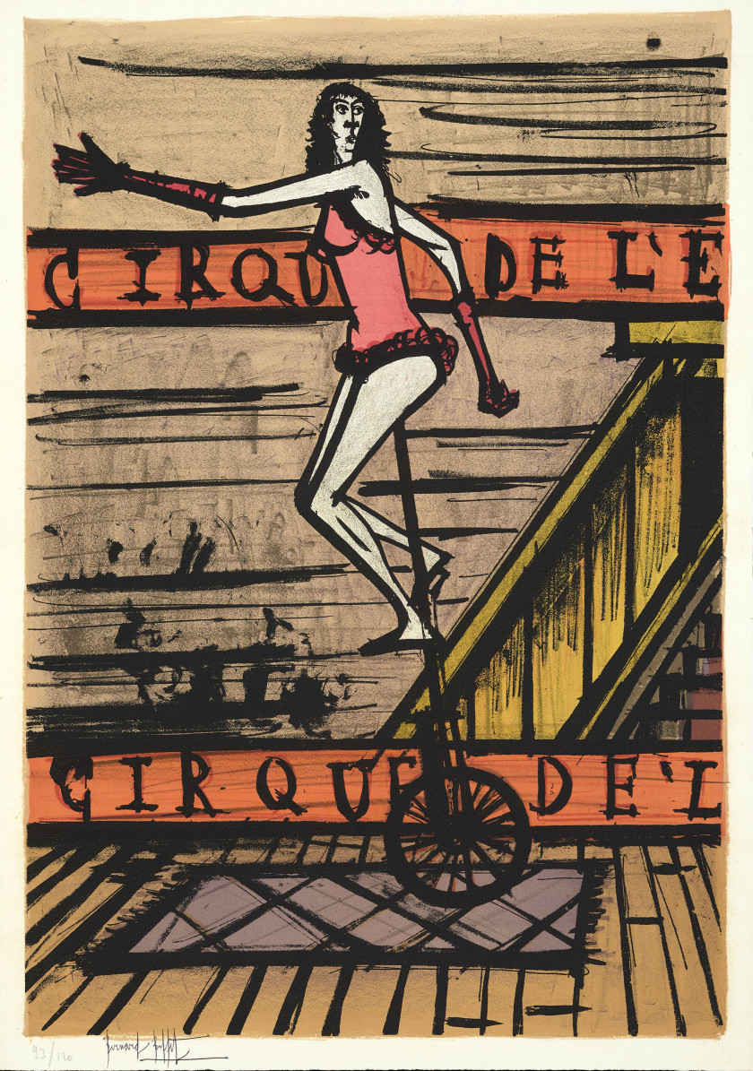 Bernard BUFFET (1928 - 1999) MON CIRQUE - 1968