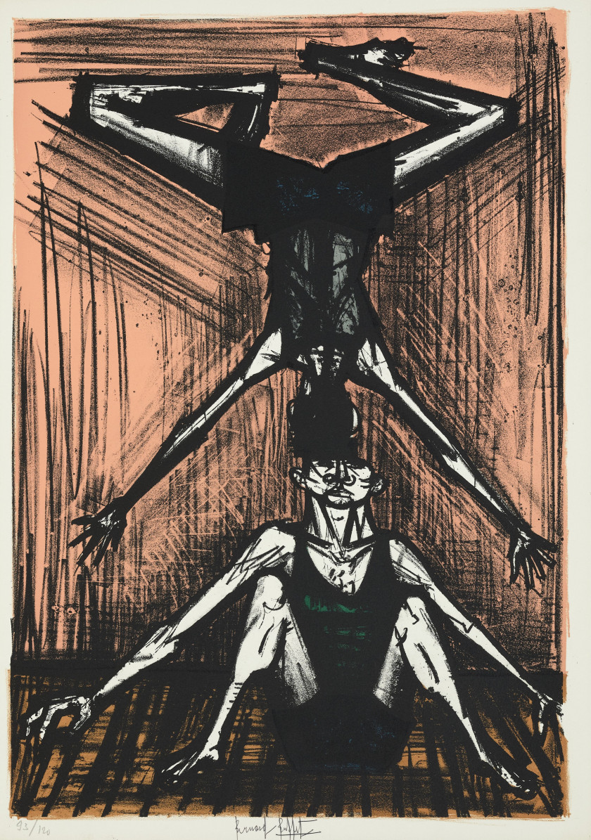 Bernard BUFFET (1928 - 1999) MON CIRQUE - 1968