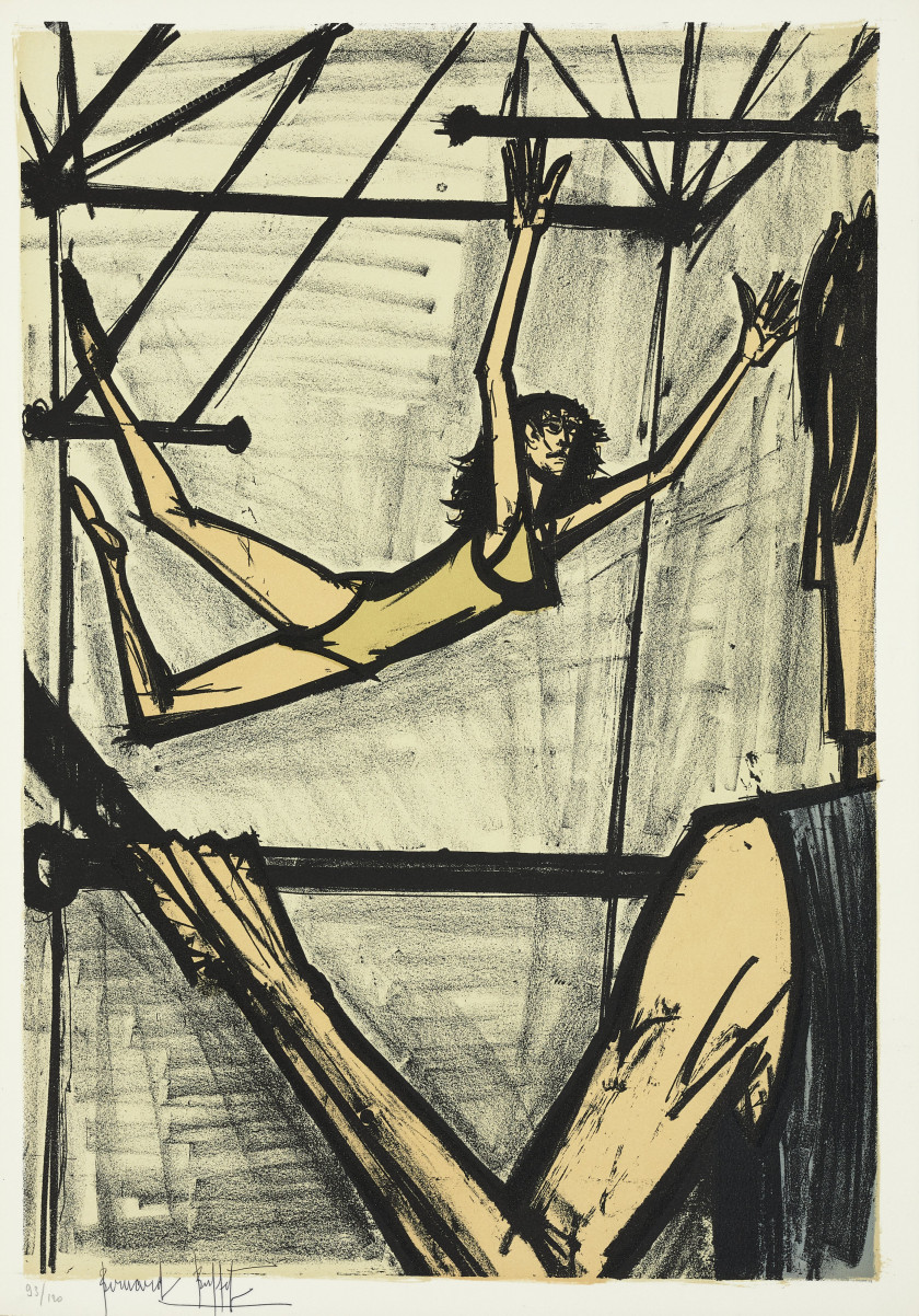 Bernard BUFFET (1928 - 1999) MON CIRQUE - 1968