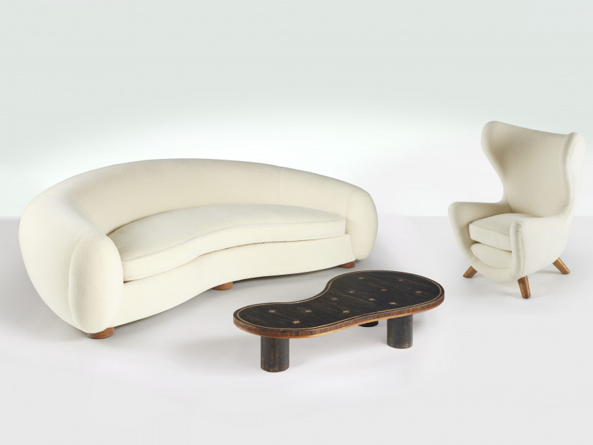 Jean ROYÈRE 1902-1981 Canapé modèle « Boule » dit « Ours polaire » - le modèle créé en 1947
