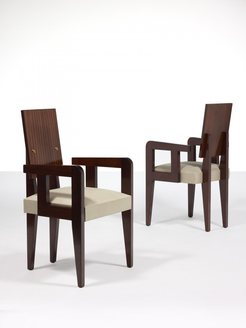André SORNAY 1902-2000 Rare ensemble de salle à manger - circa 1936