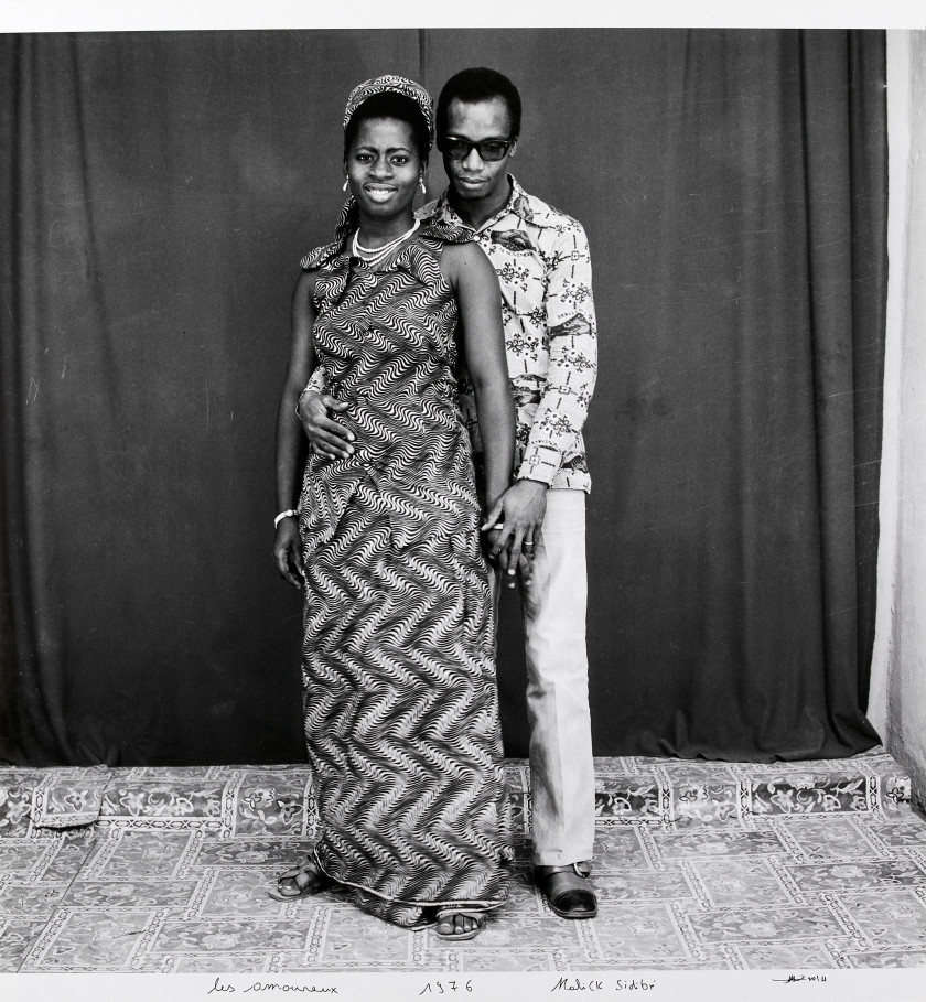 Malick SIDIBÉ 1935-2016 - Mali Les amoureux,1976, tirage de 2014 Tirage numérique