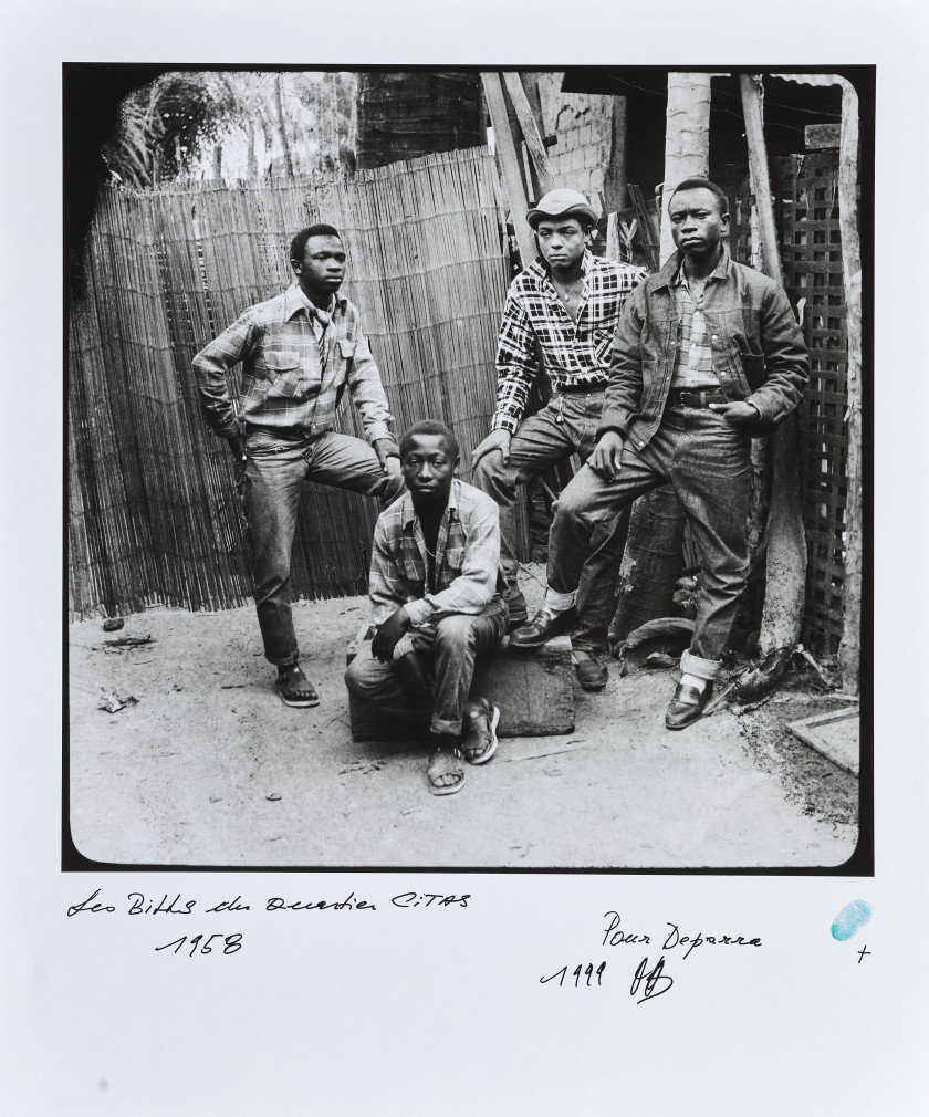 Jean DEPARA 1928 Angola - 1997 République Démocratique du Congo Ensemble de trois photographies Tirages gélatino-argentiques