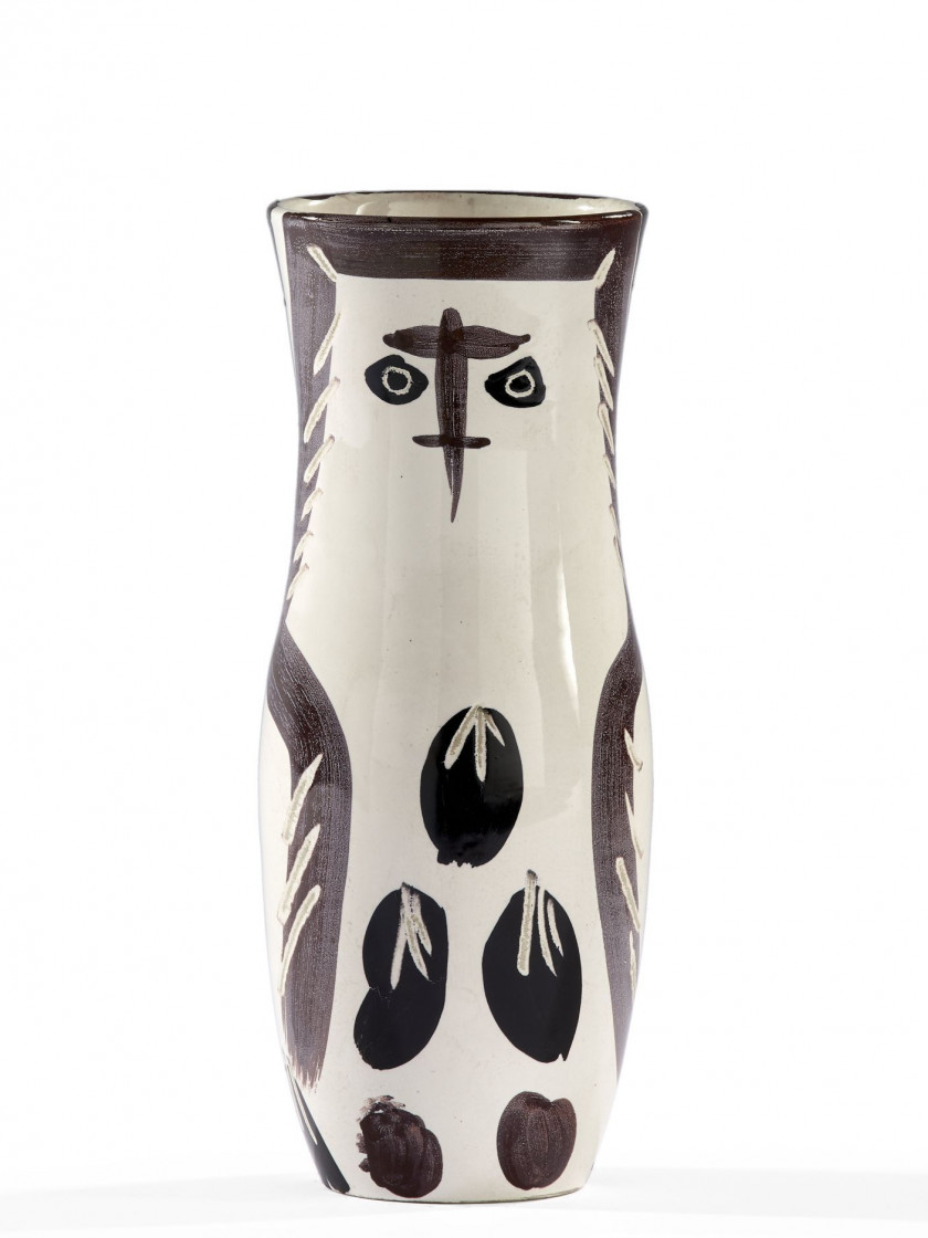 Pablo PICASSO (1881 - 1973) Chouetton - 1952 (# AR 135) Vase tourné