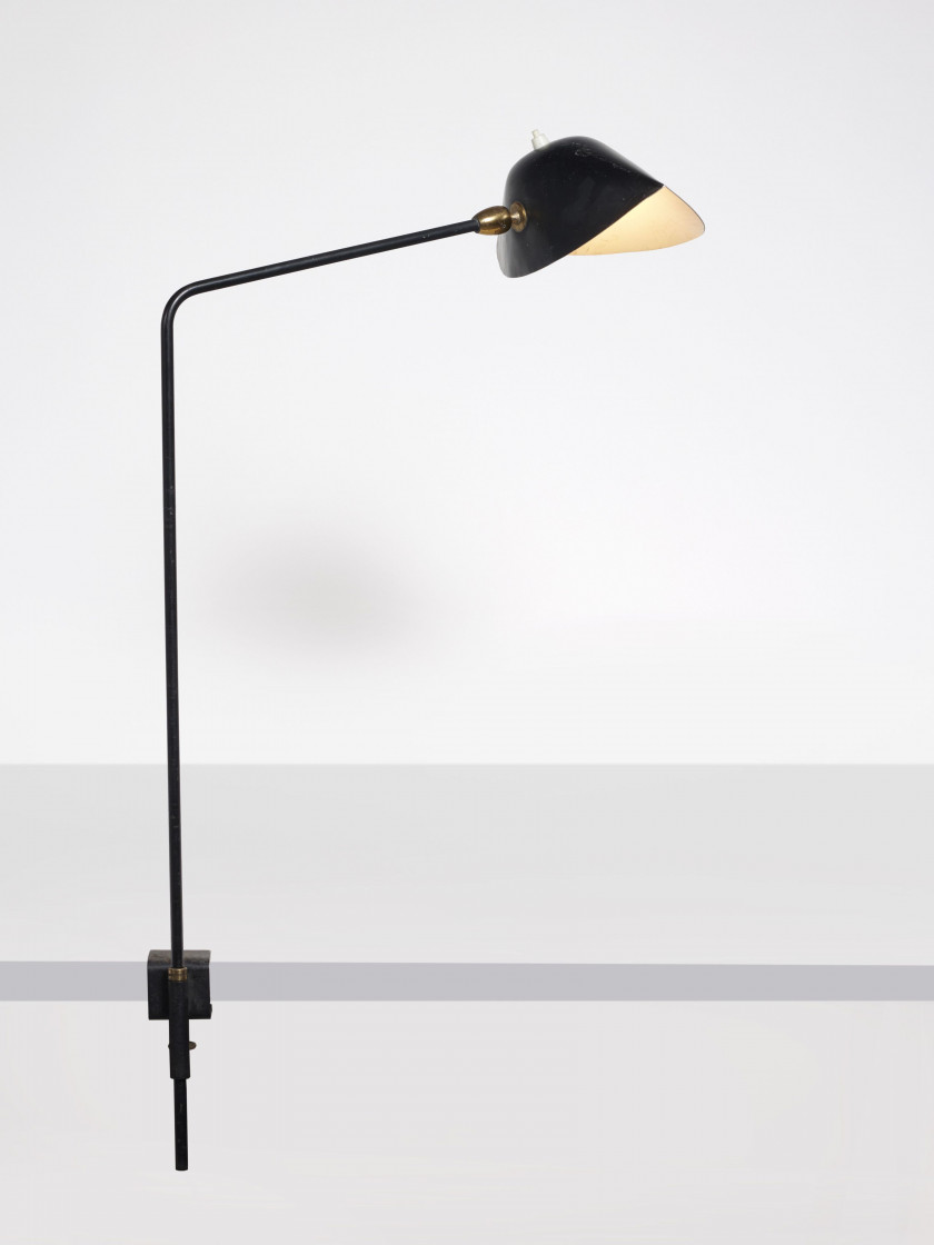 Serge MOUILLE 1922-1988 Lampe de bureau « Agrafée simple » - 1957