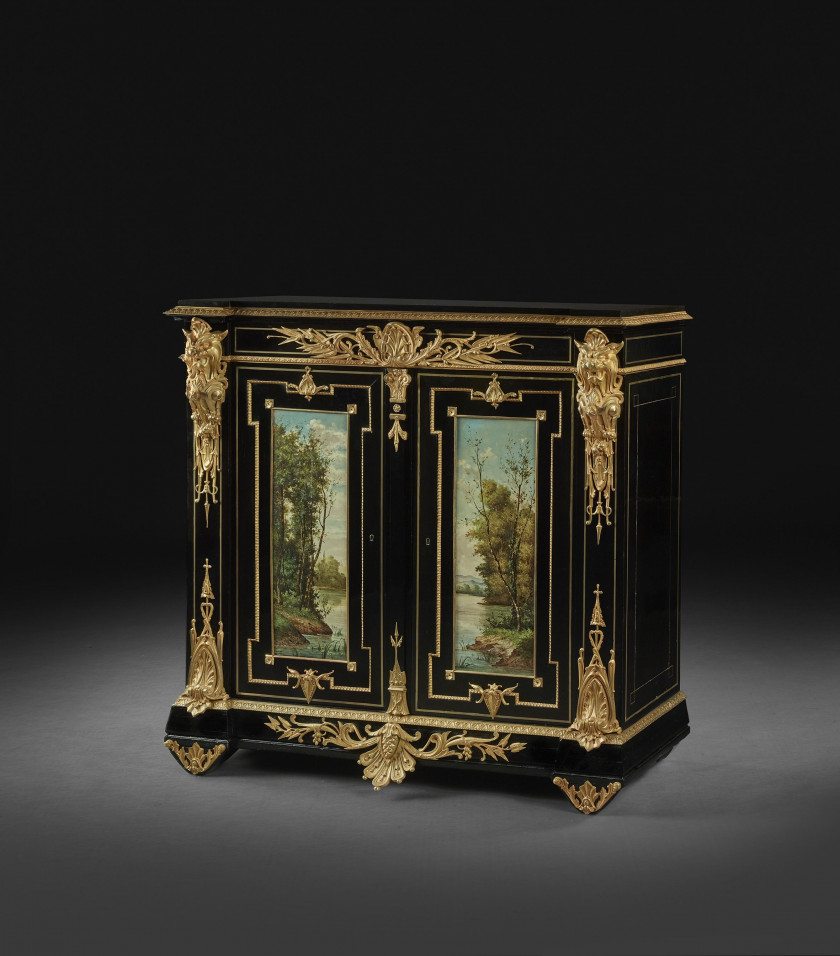 MEUBLE À HAUTEUR D'APPUI D'ÉPOQUE NAPOLÉON III Attribué à Charles-Guillaume Diehl