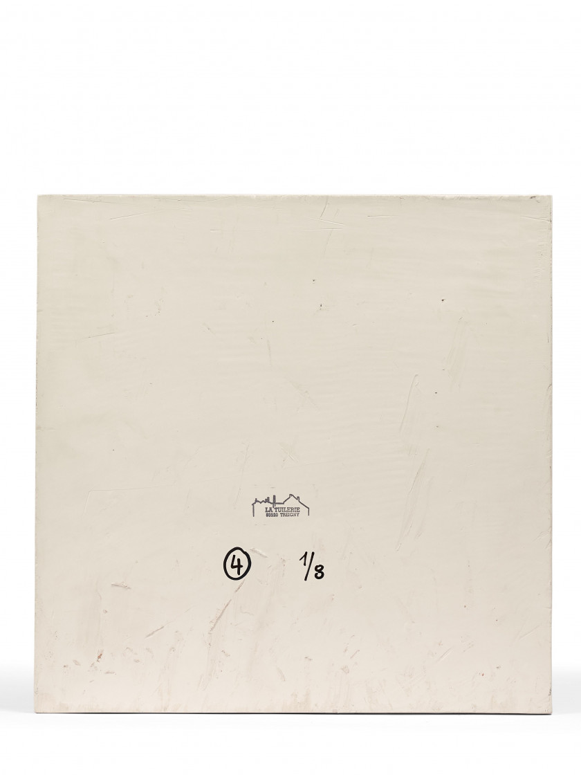 Antonio SEGUI (1934 - 2022) Plaque 4 - 2014 Céramique émaillée à décor polychrome